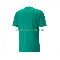 Camisola Senegal Homem Equipamento Segundo Copa do Mundo 2022 Manga Curta